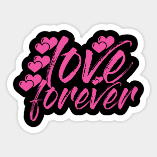 love forever valentine Sticker